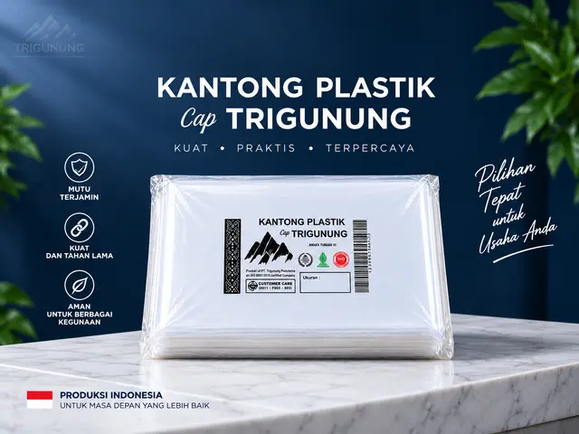 Foto Kantong Plastik PP Trigunung